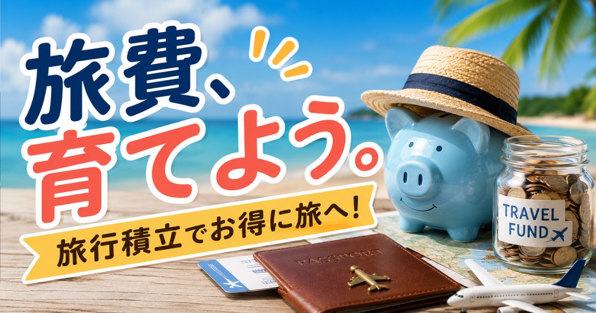 旅費は銀行に預けるな！利率最大化を目指す「旅行積立」の賢い選び方と運用戦略