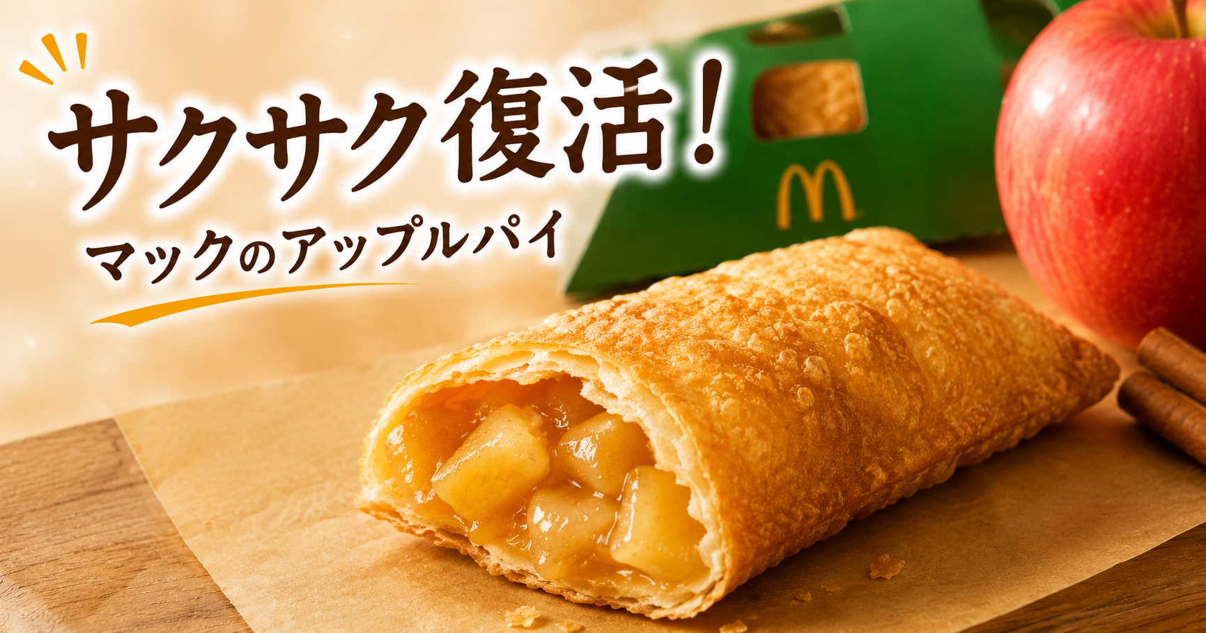 マックのアップルパイを焼きたてに戻す！失敗しない温め直しと保存の極意